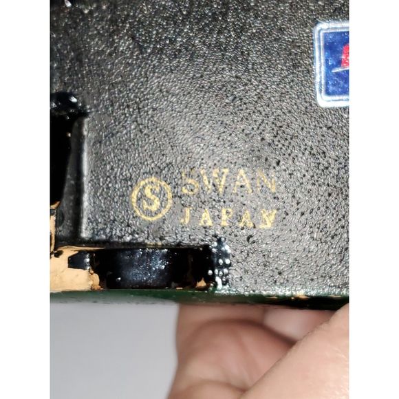 Far East Oriental Musical Jewelry Box Hand Painted Laquered Wood Vintage As-Is - Picture 14 of 16